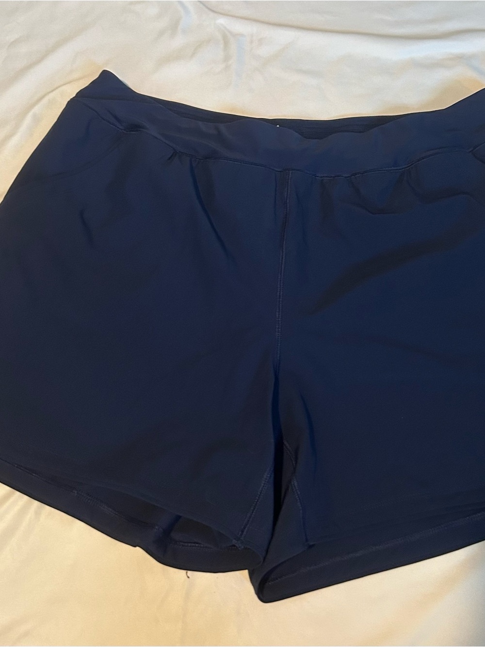 Lands' End Navy Athletic Shorts